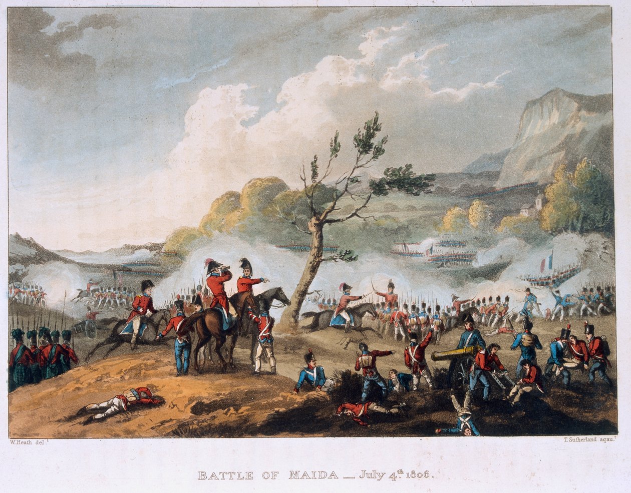 Maidan taistelu, 4. heinäkuuta 1806 tekijältä William Heath