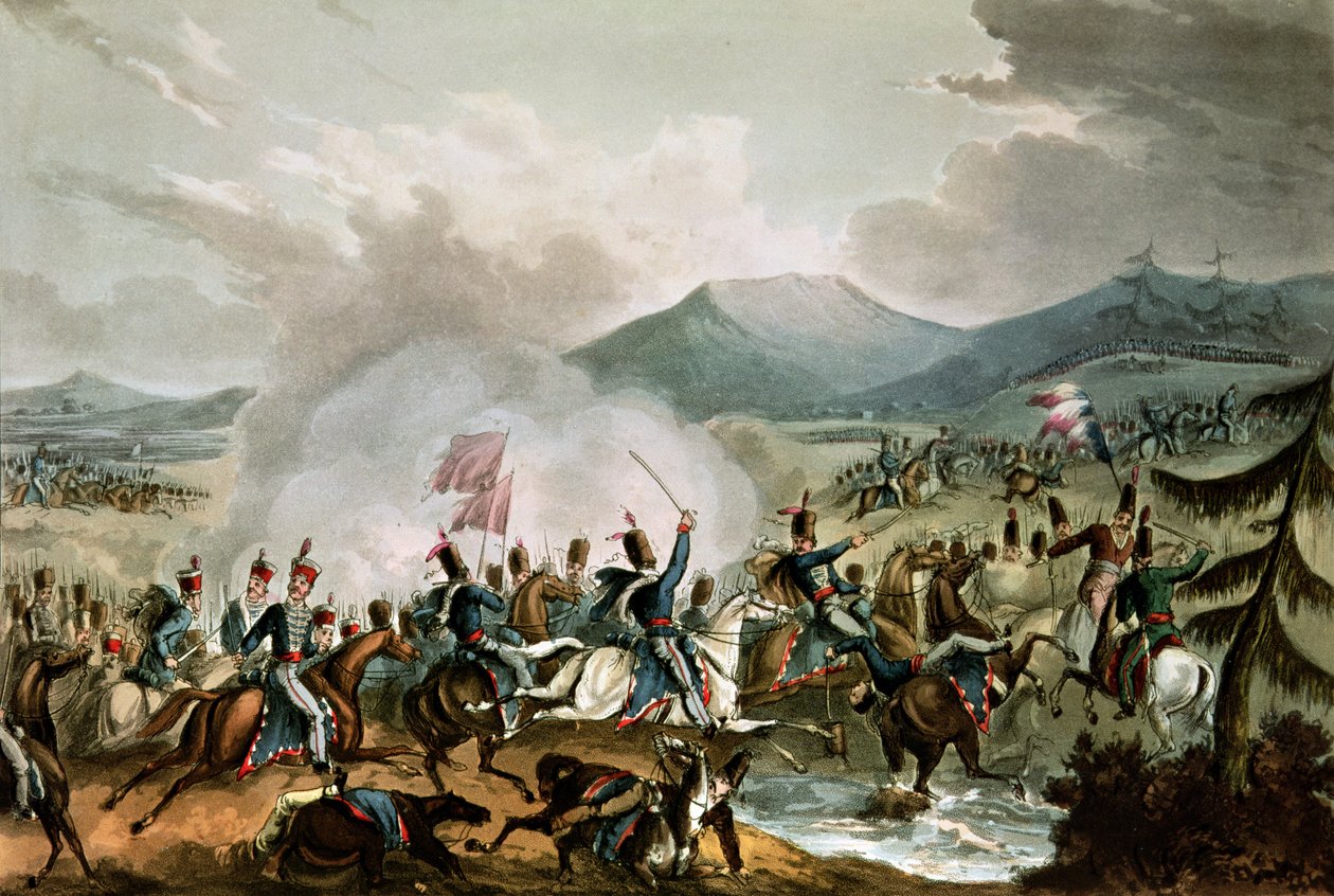 Moralesin taistelu, 2. kesäkuuta 1813: kaiverrus Thomas Sutherland (s. 1785) tekijältä William Heath