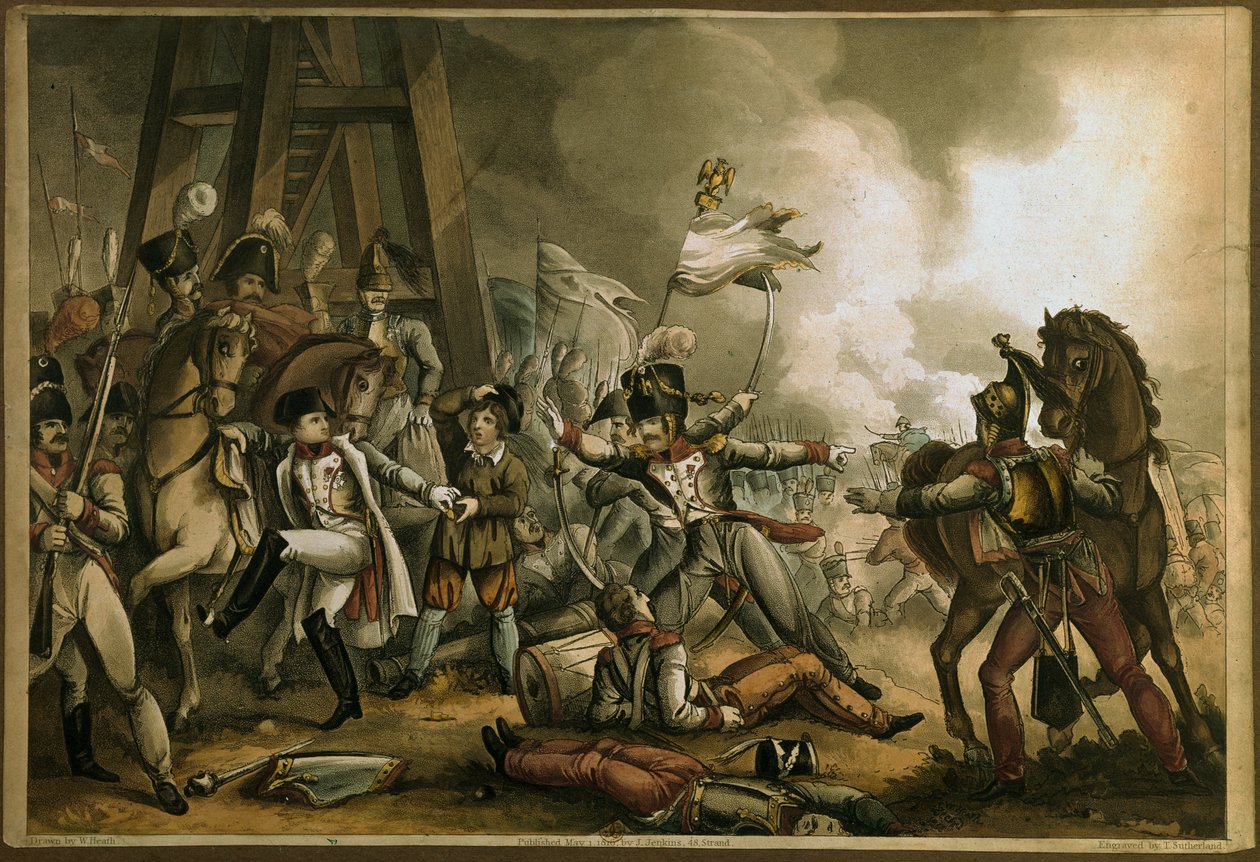 Jokainen mies itselleen, kaiverrus Thomas Sutherland, 1816 (värillinen akvatinta) tekijältä William Heath