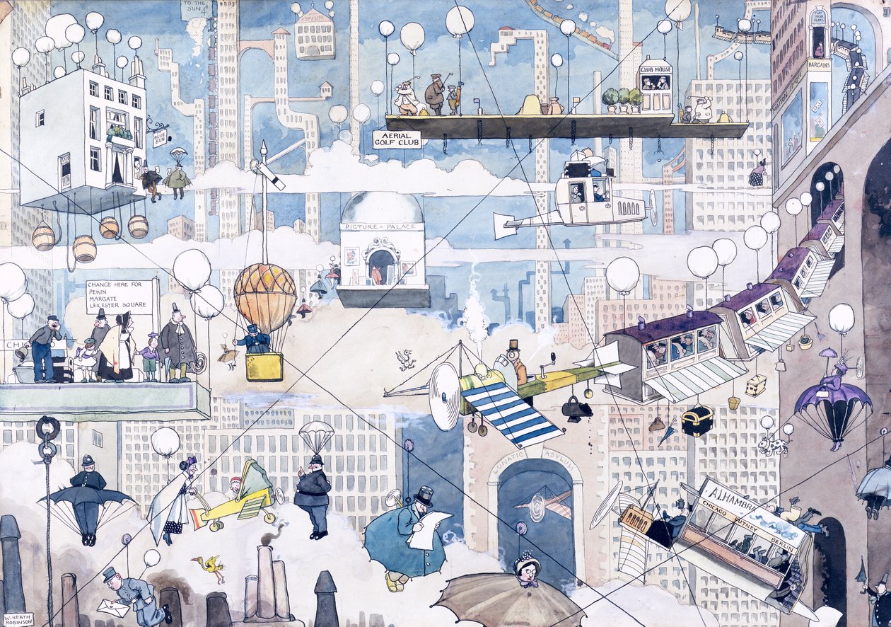 Aerial Life tekijältä William Heath Robinson