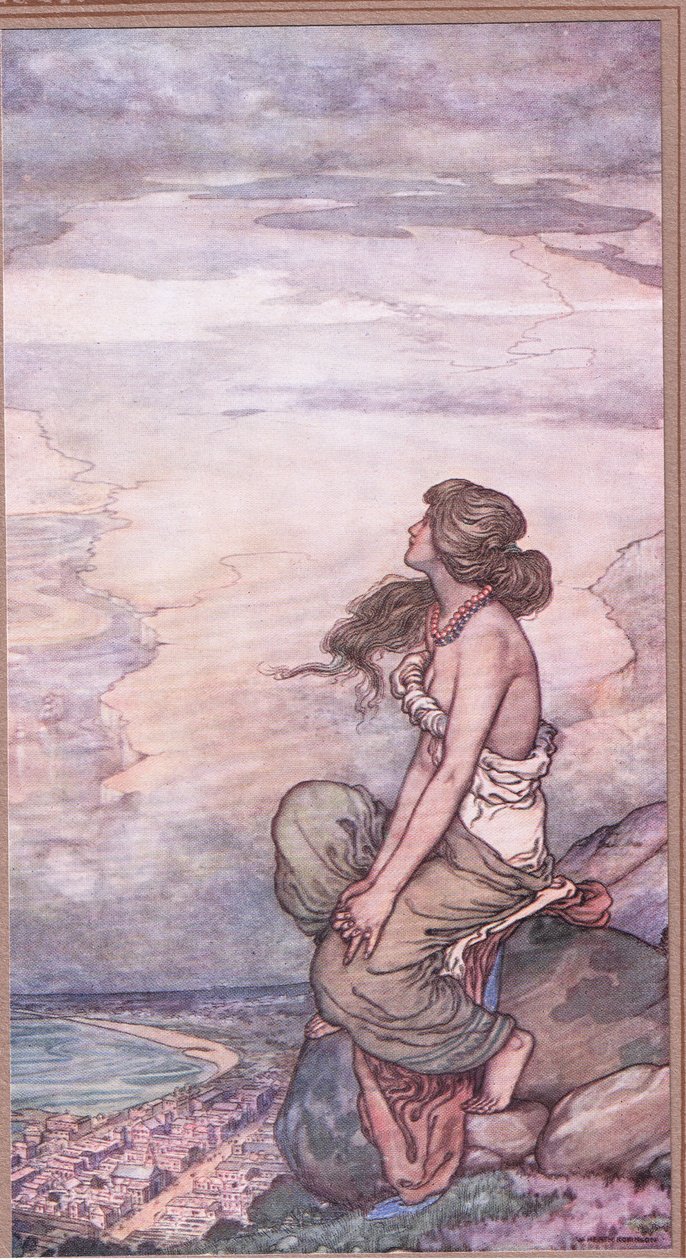Kapkaupunki. Tervehdys! Nappattiin ja vaihdettiin perässä kädestä käteen tekijältä William Heath Robinson