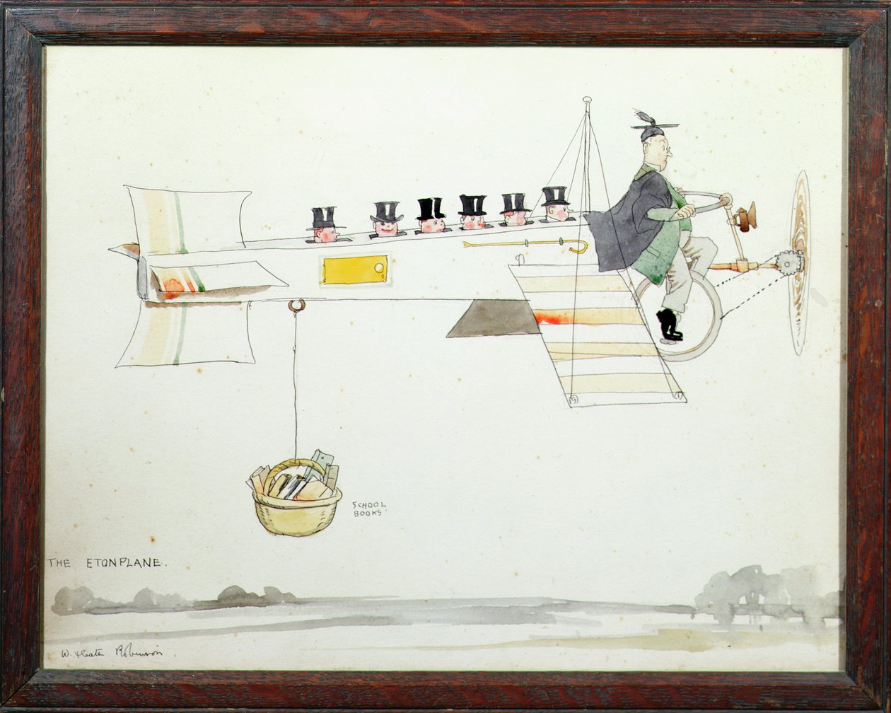 Eton-lentokone tekijältä William Heath Robinson