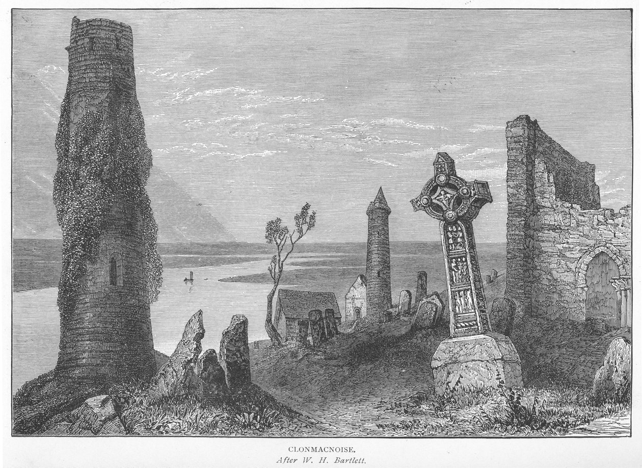 Clonmacnoise tekijältä William Henry Bartlett