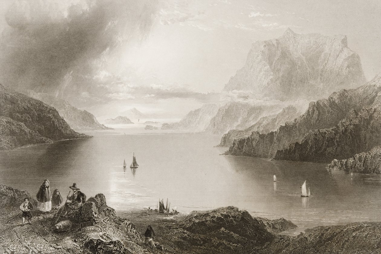 Eagle Mountain, Killeries, Connemara, Galwayn kreivikunta, George Virtuen kirjasta 