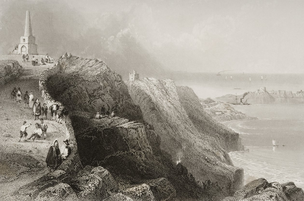 Killiney Hill, Dublinin kreivikunta, Irlanti, George Virtuen kirjasta 