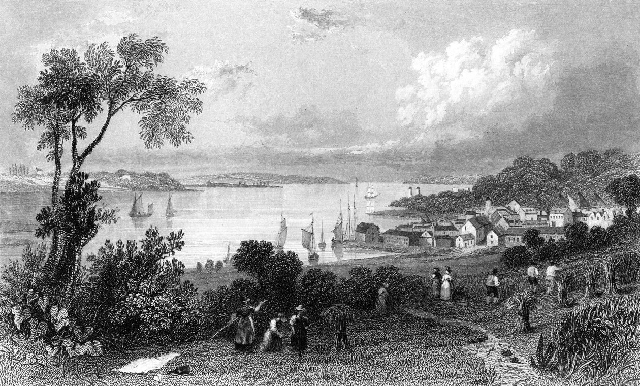 Manningtree, Essex, kaiverrus Charles Mottram, 1832 tekijältä William Henry Bartlett