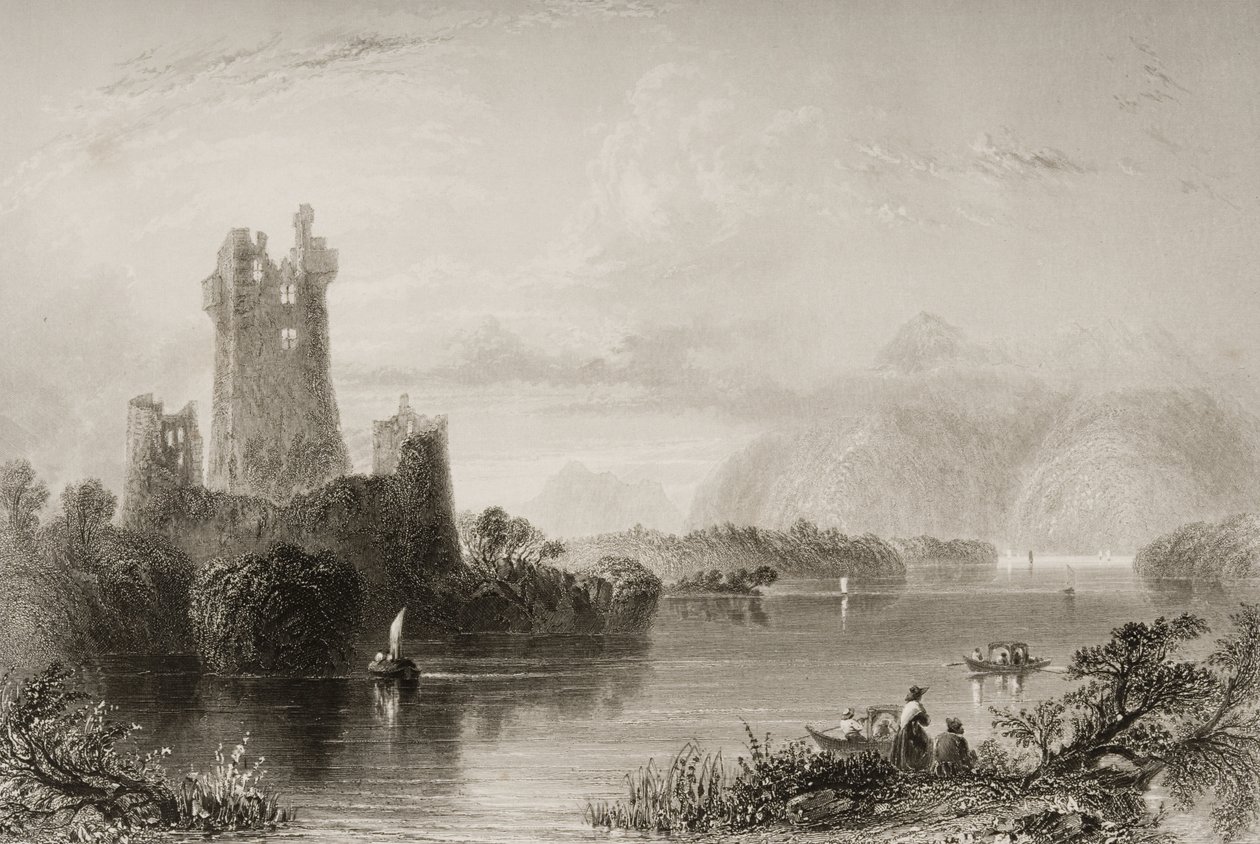 Rossin linna, Killarney, Kerryn kreivikunta, George Virtuen kirjasta 