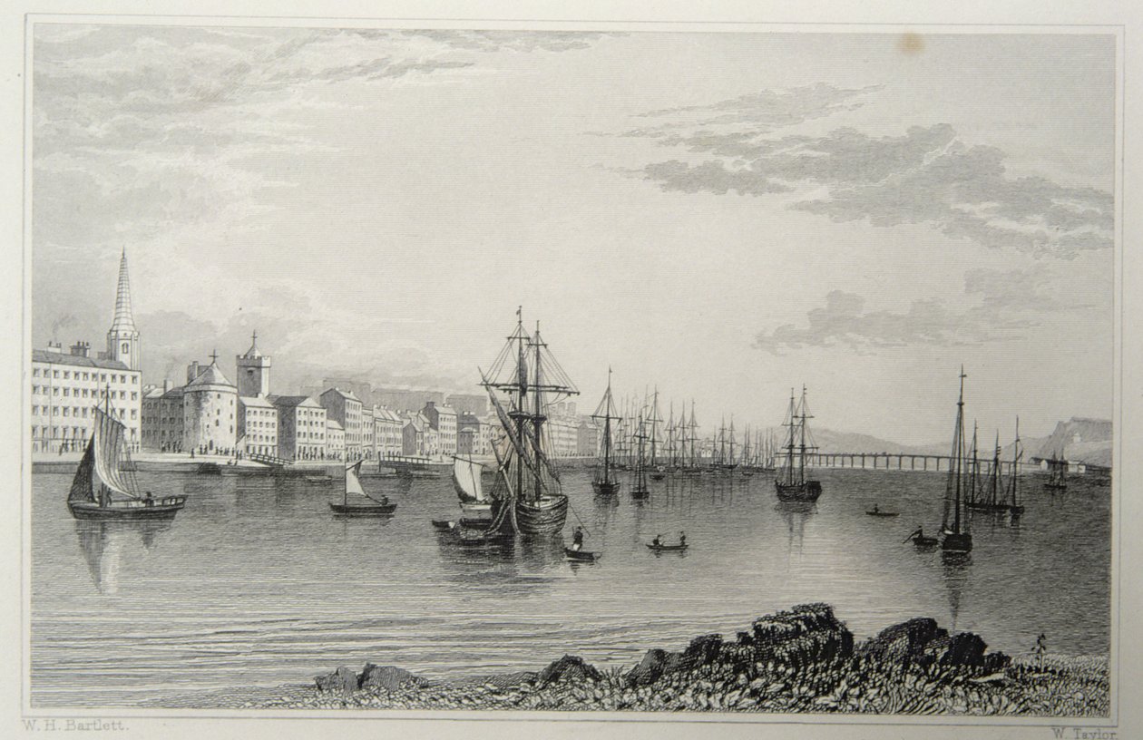 Waterford, Irlanti, kaiverrus W. Taylor tekijältä William Henry Bartlett