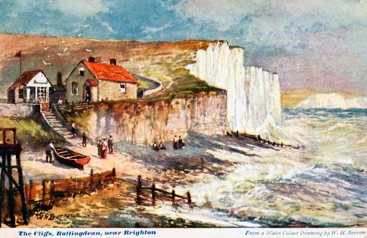 Cliffs, Rottingdean, lähellä Brightonia, 1905. tekijältä William Henry Borrow