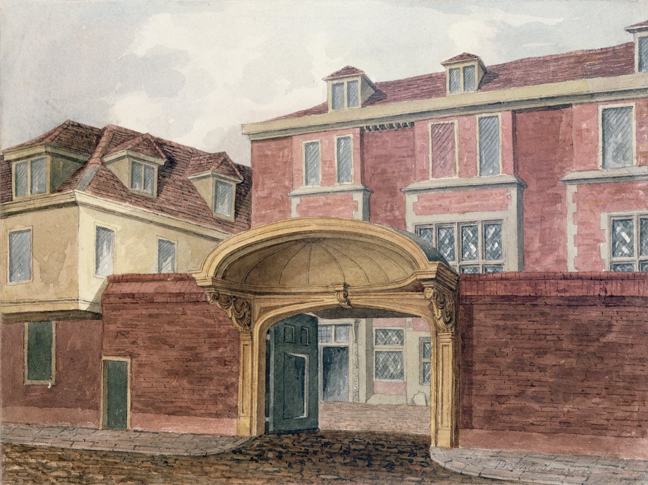 Vanhan Winchesterin talon sisäänkäynti, 1839 tekijältä William Henry Browne