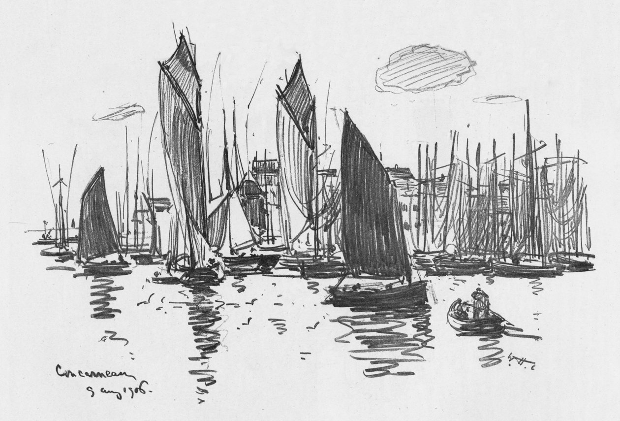 Concarneau, 1906 tekijältä William Henry Charlton