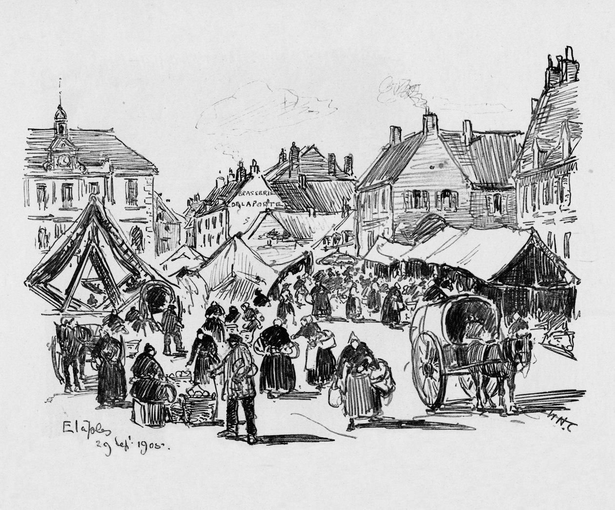 Etaples, c1906 tekijältä William Henry Charlton