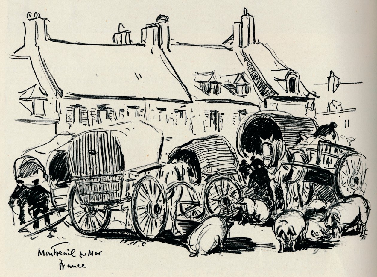 Montreuil-Sur-Mer, Ranska, 1907. tekijältä William Henry Charlton