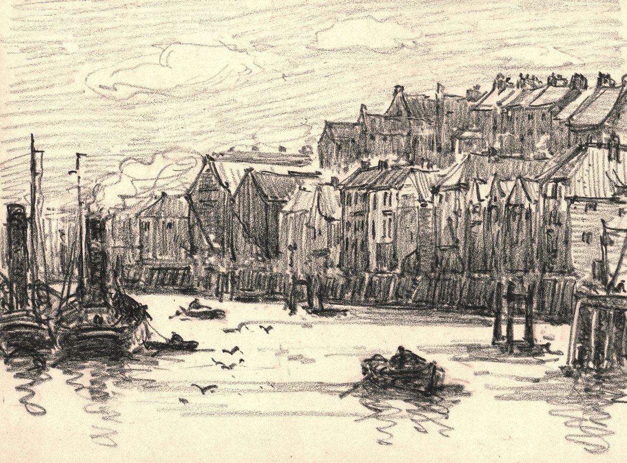 North Shields (hiili paperilla) tekijältä William Henry Charlton