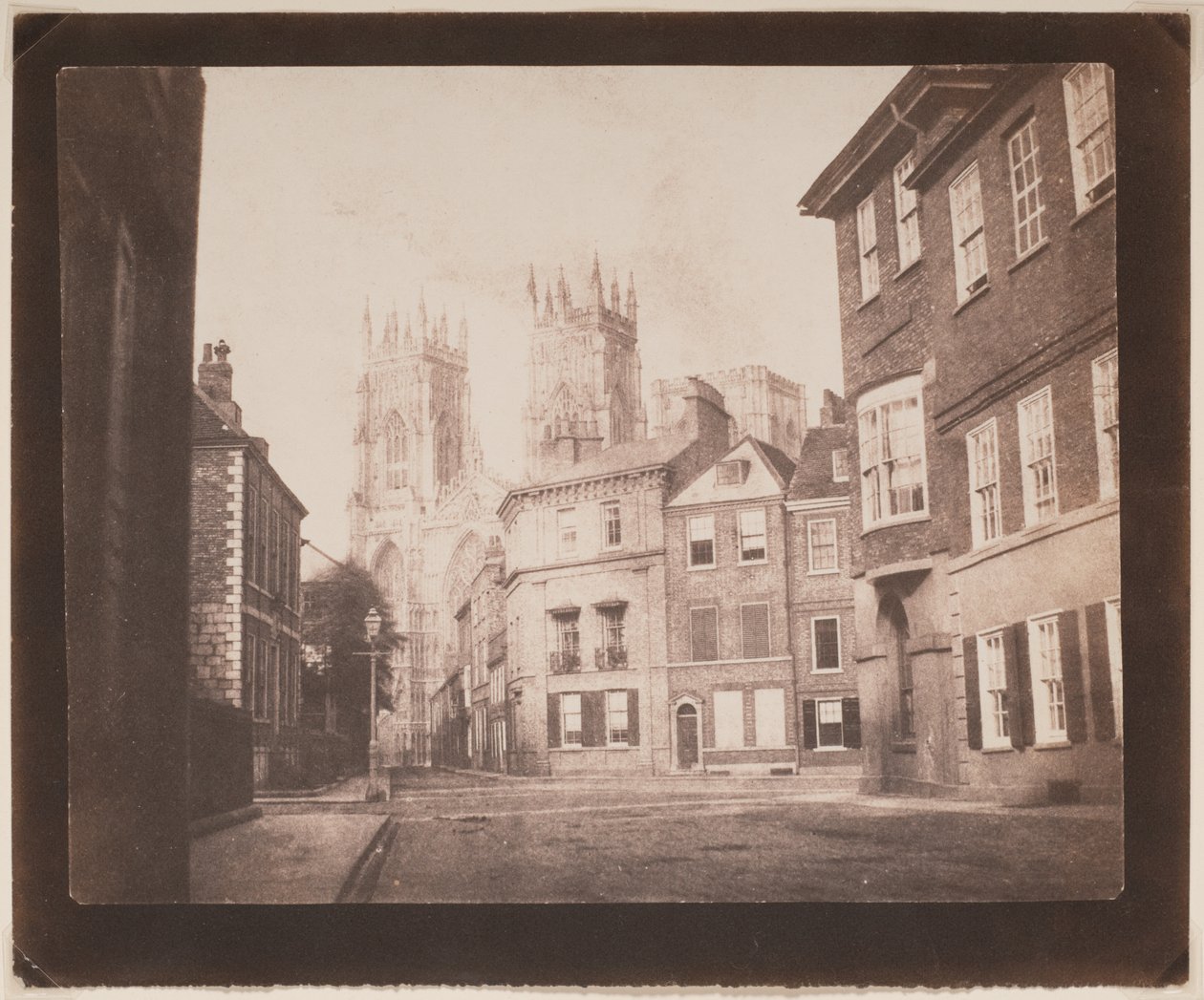 Näkymä Yorkissa - York Minster Lop Lanelta nähtynä tekijältä William Henry Fox Talbot