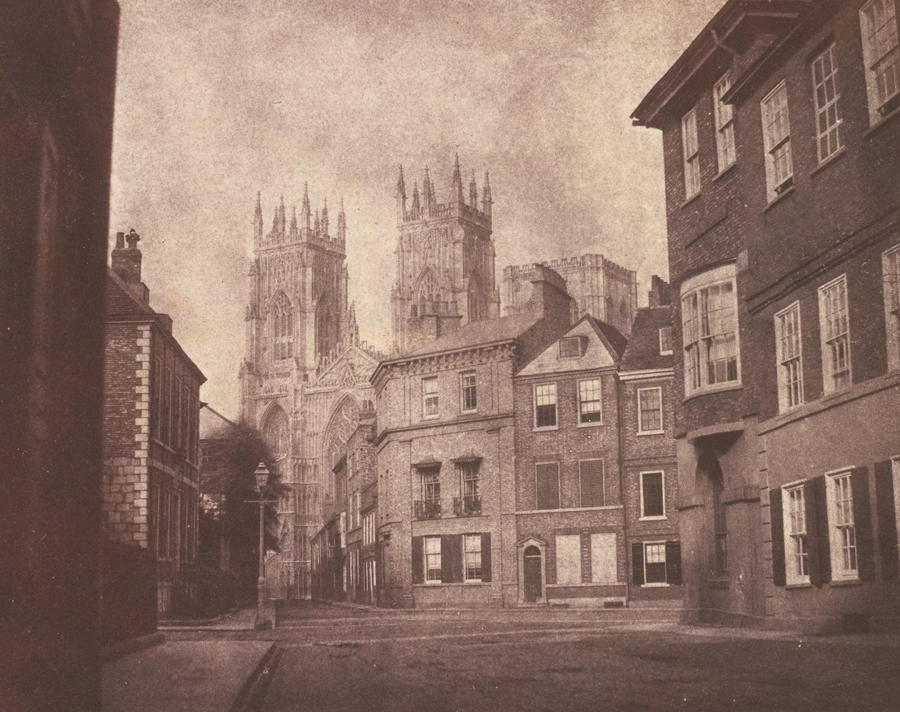 Kohtaus Yorkissa: Lane,1845 (valokuva) tekijältä William Henry Fox Talbot