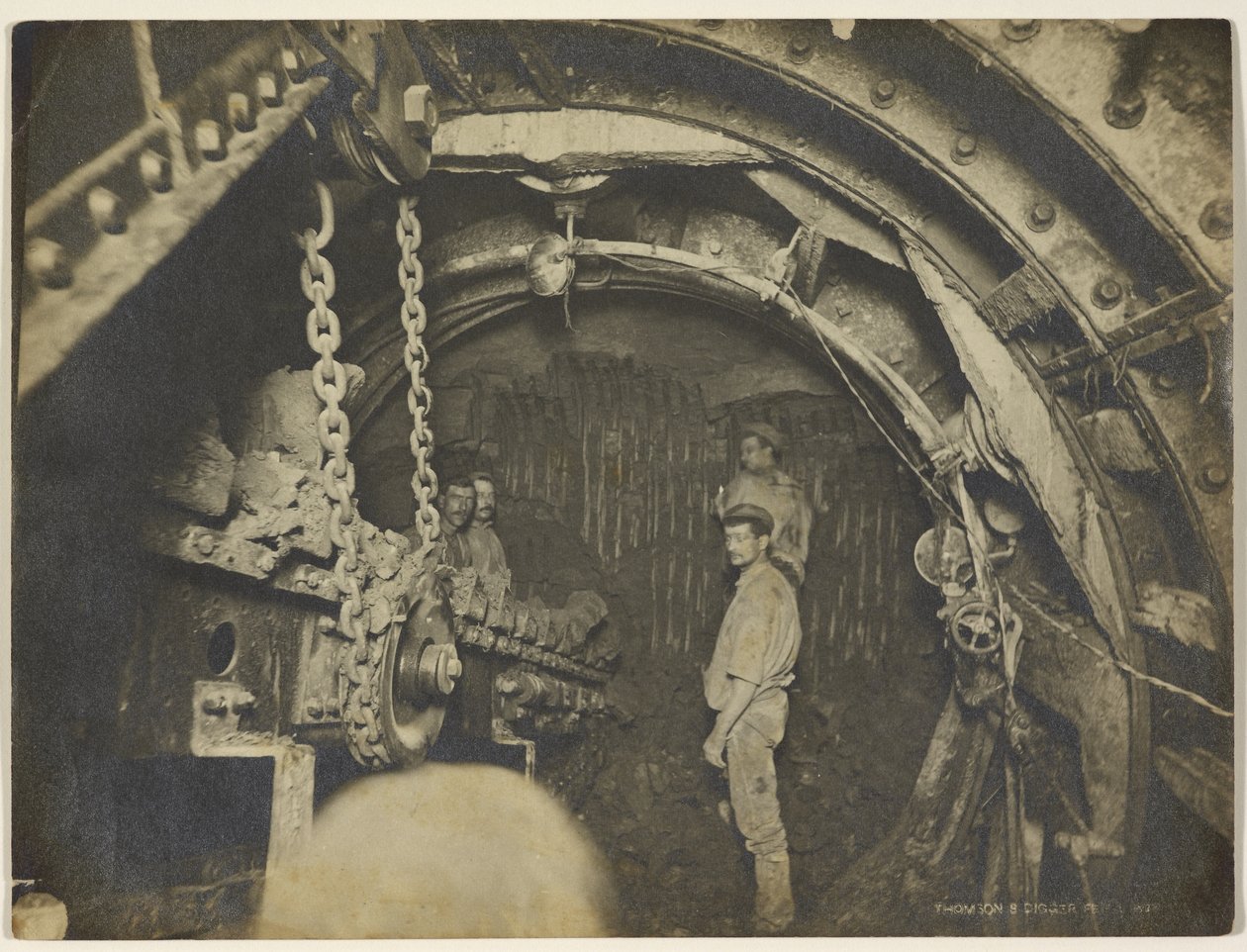 Lontoon metron Central-linjan rakentaminen tekijältä William Henry Fox Talbot