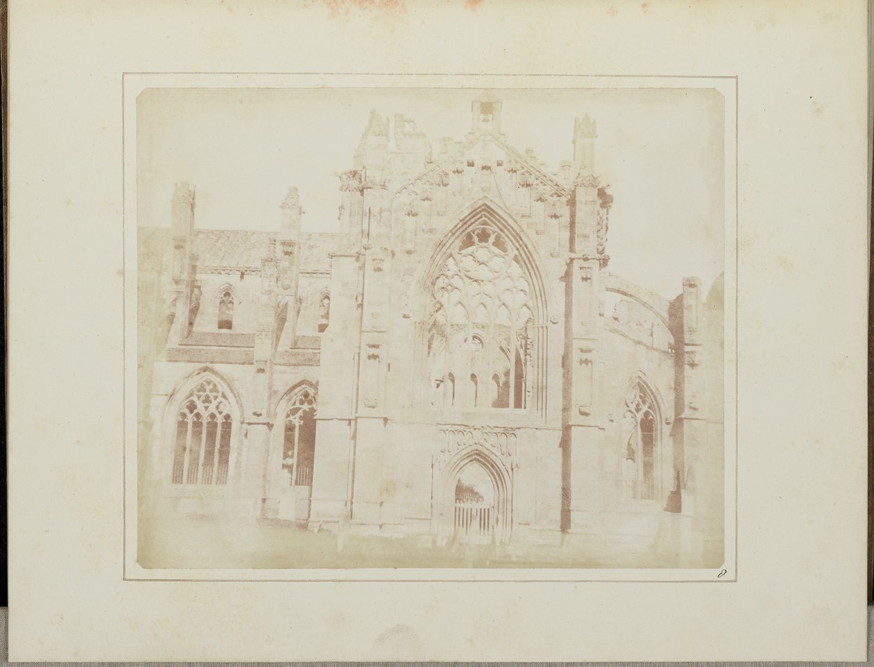 Melrose Abbey tekijältä William Henry Fox Talbot