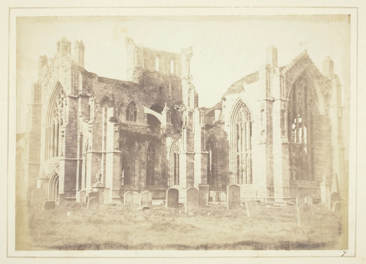 Melrose Abbey tekijältä William Henry Fox Talbot