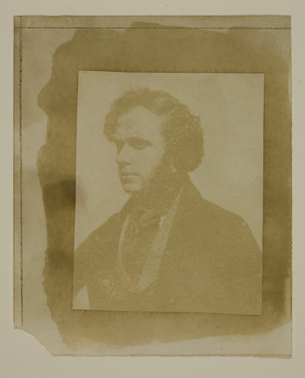 Hennemanin muotokuva profiilissa tekijältä William Henry Fox Talbot