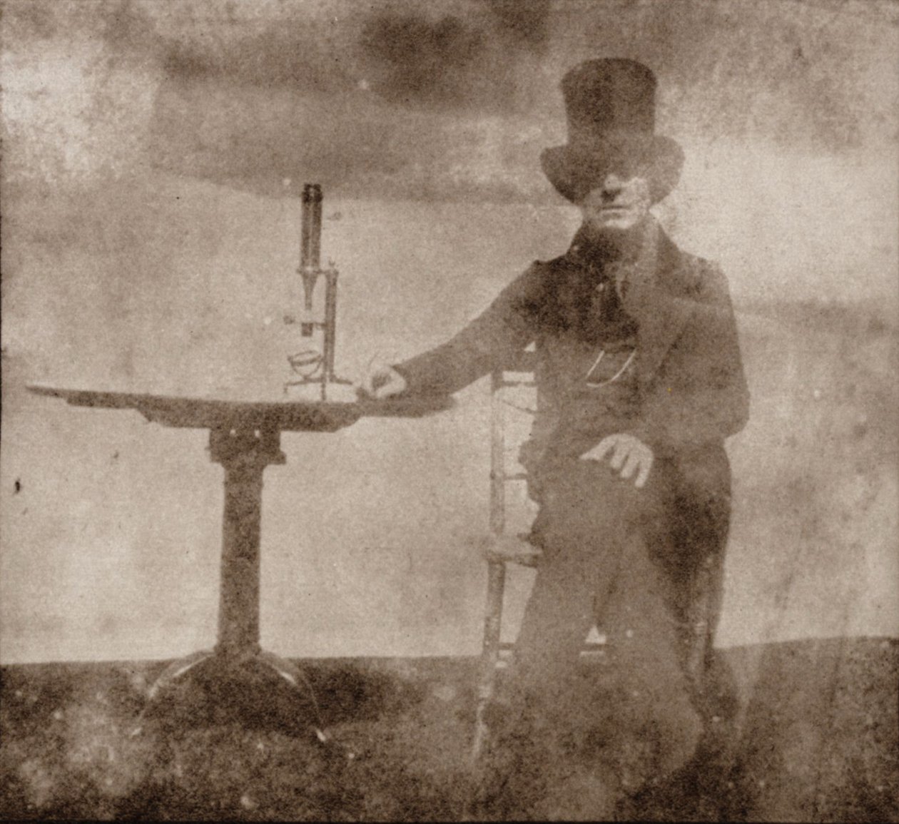 Sir David Brewster 1781-1868, noin 1841 tekijältä William Henry Fox Talbot