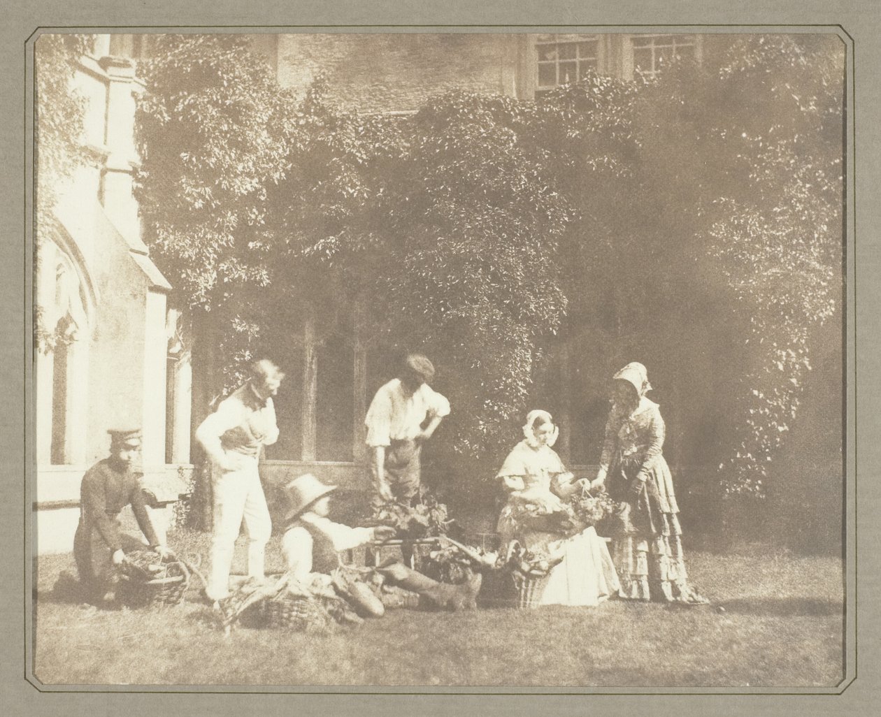 Hedelmämyyjät tekijältä William Henry Fox Talbot