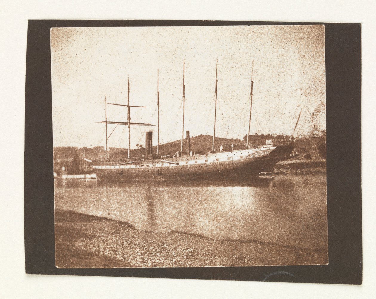 Matkustaja-alus Great Britain (1843) Brandon Warfissa, Bristolissa. tekijältä William Henry Fox Talbot