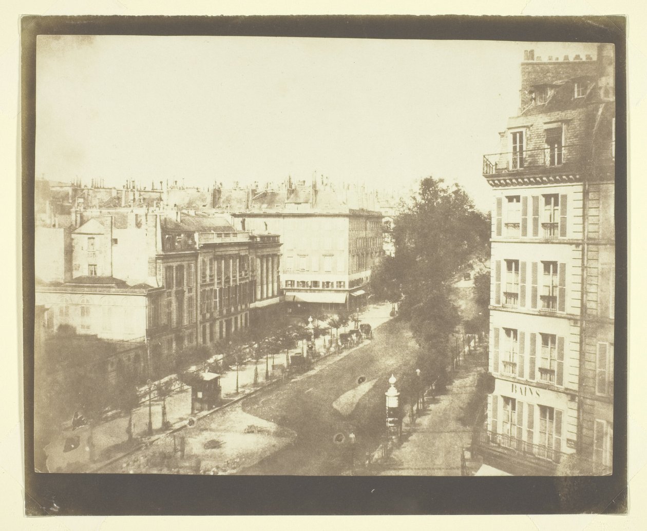 Näkymä Pariisin bulevardeille tekijältä William Henry Fox Talbot