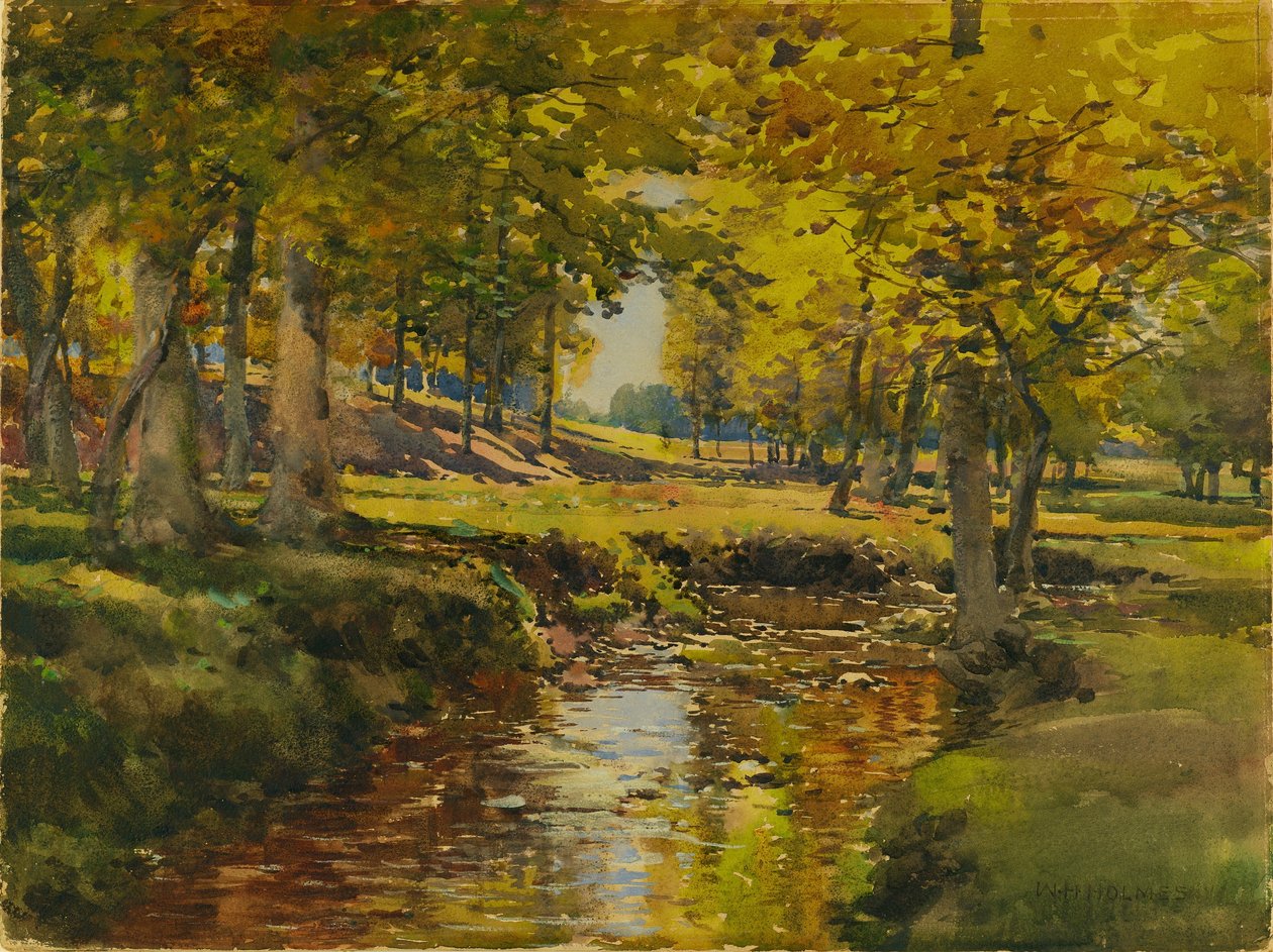Syksy niityn reunalla tekijältä William Henry Holmes