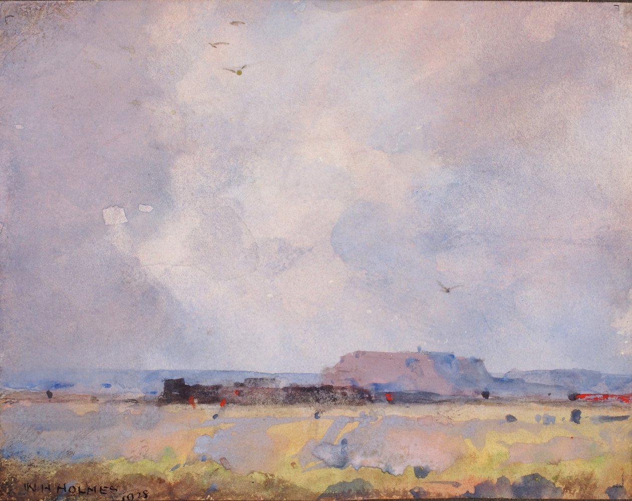 Tasangolla, jossa on asuttu Pueblo tekijältä William Henry Holmes