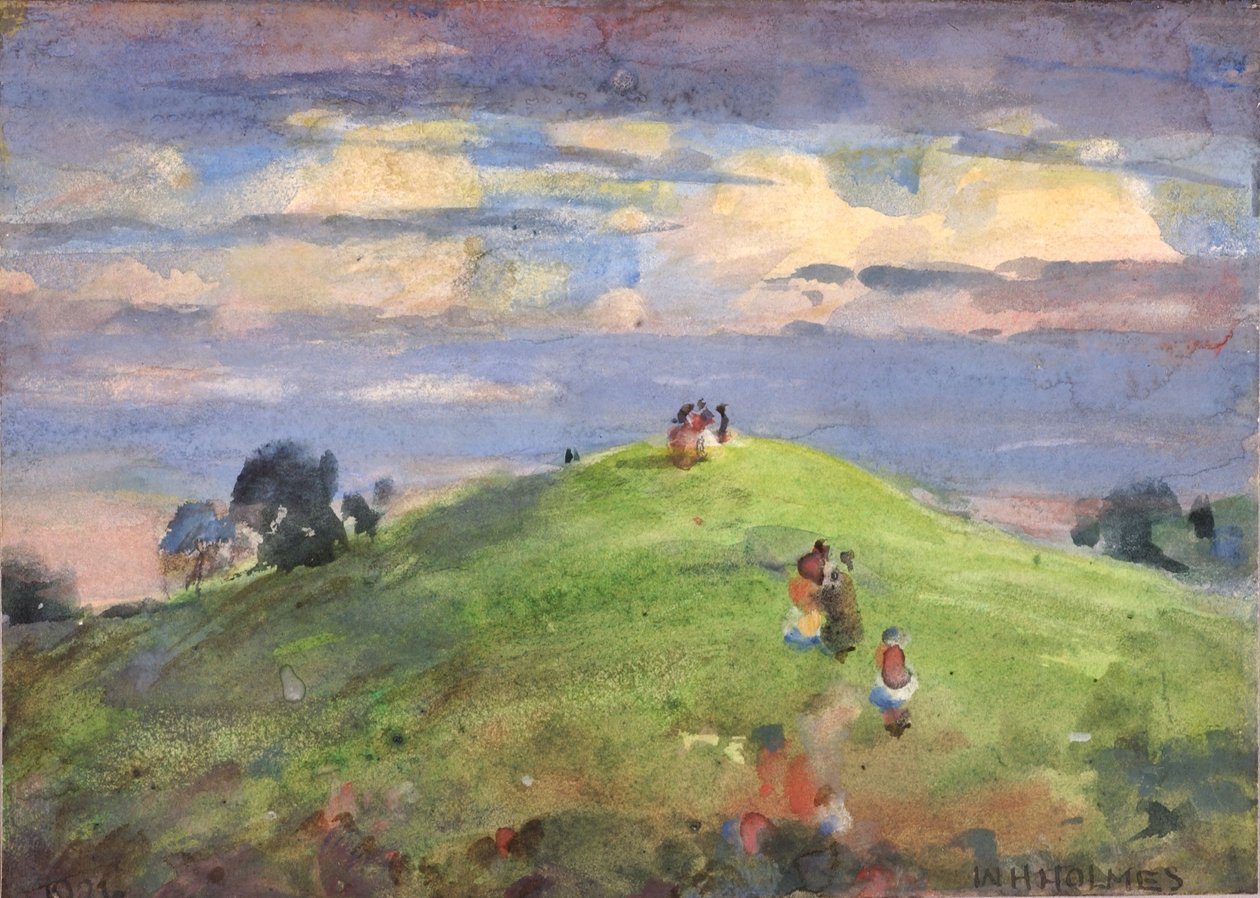 Auringonlaskun kukkulalla, 1926 tekijältä William Henry Holmes