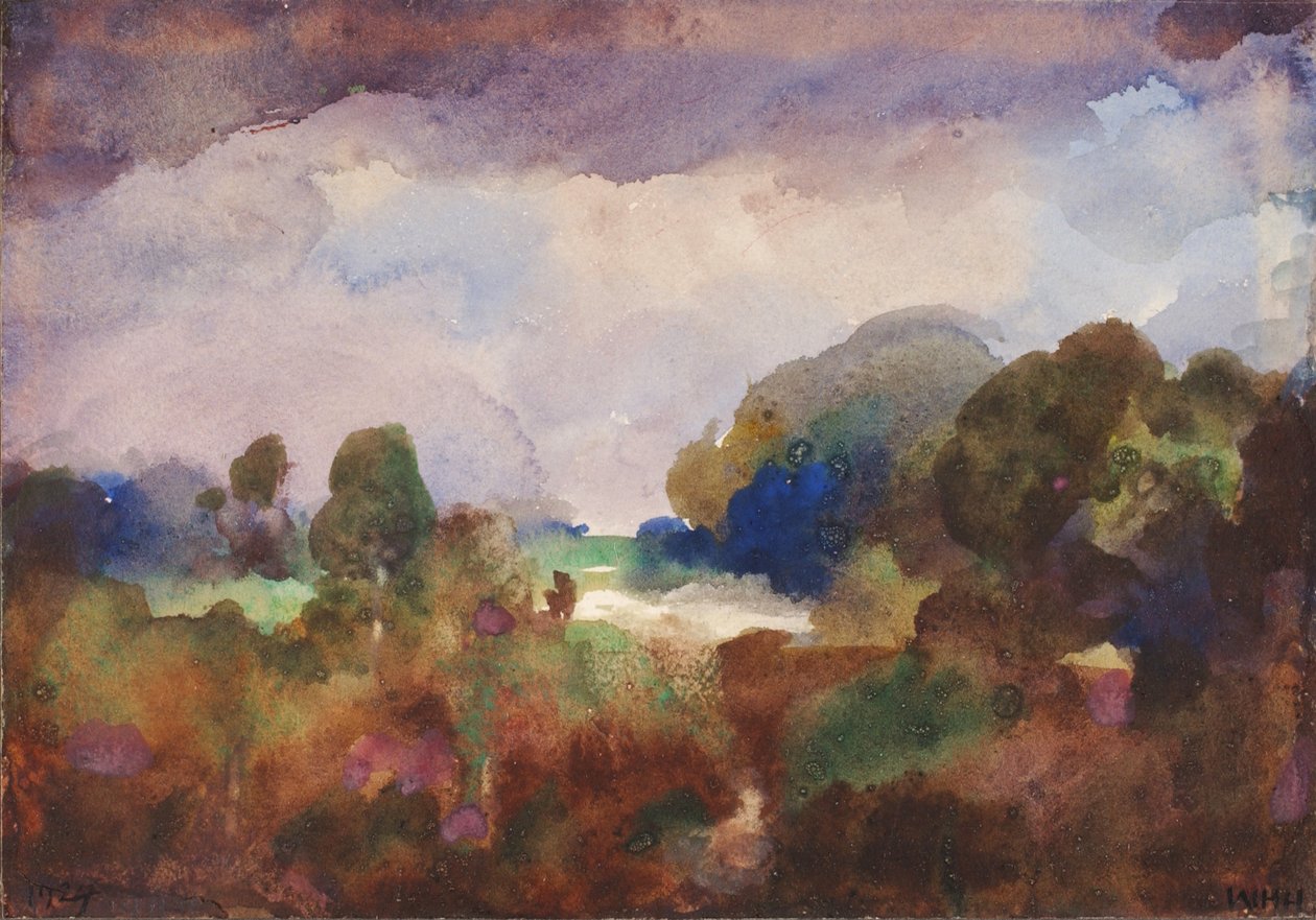 Leikkii väreillä, n.d. tekijältä William Henry Holmes