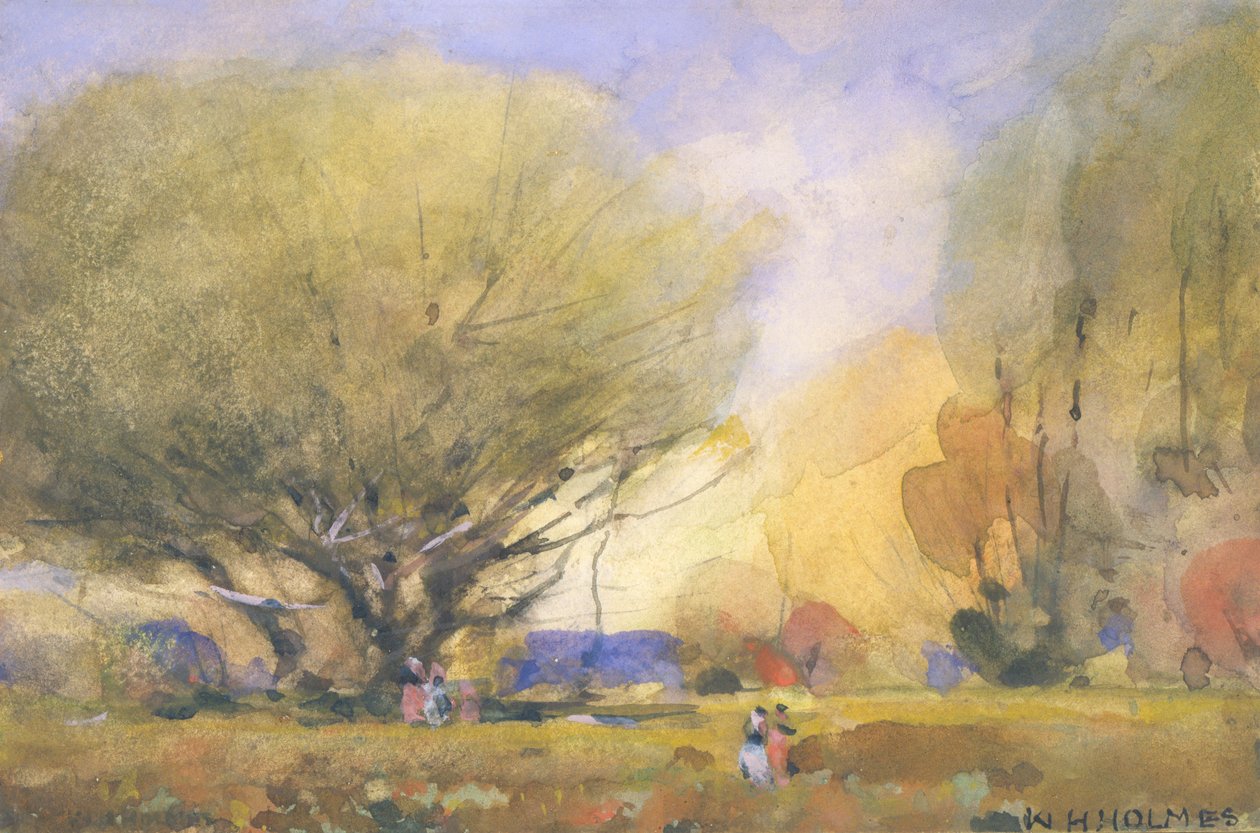Kesäkohtaus, n. 1920. tekijältä William Henry Holmes