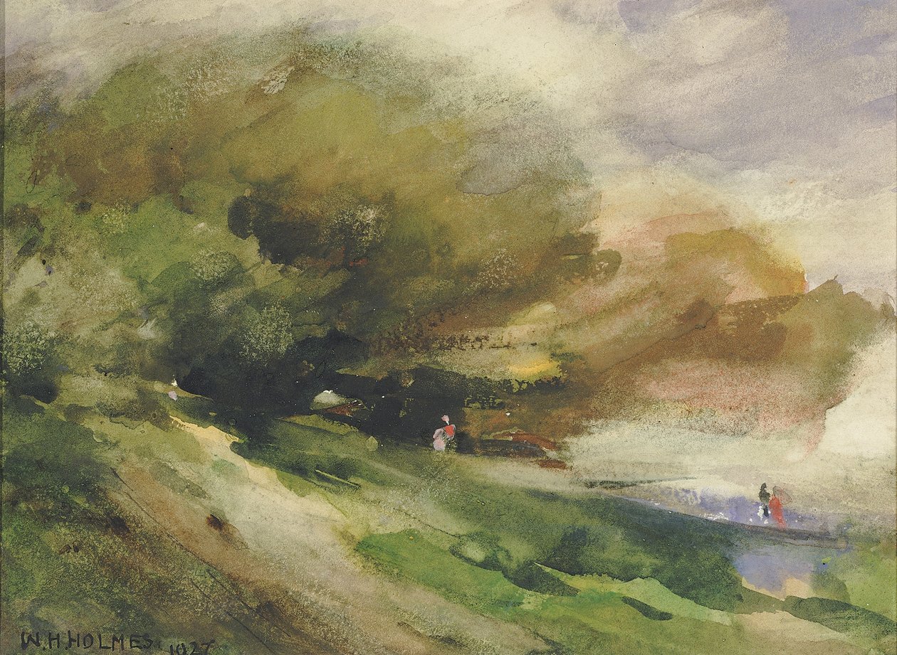 The Shaded Walk, 1927. tekijältä William Henry Holmes