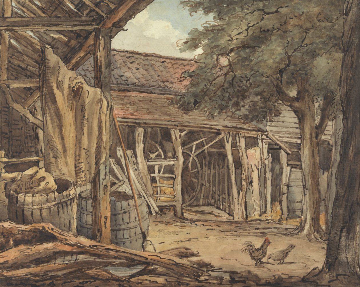 Maatilapiha tekijältä William Henry Hunt