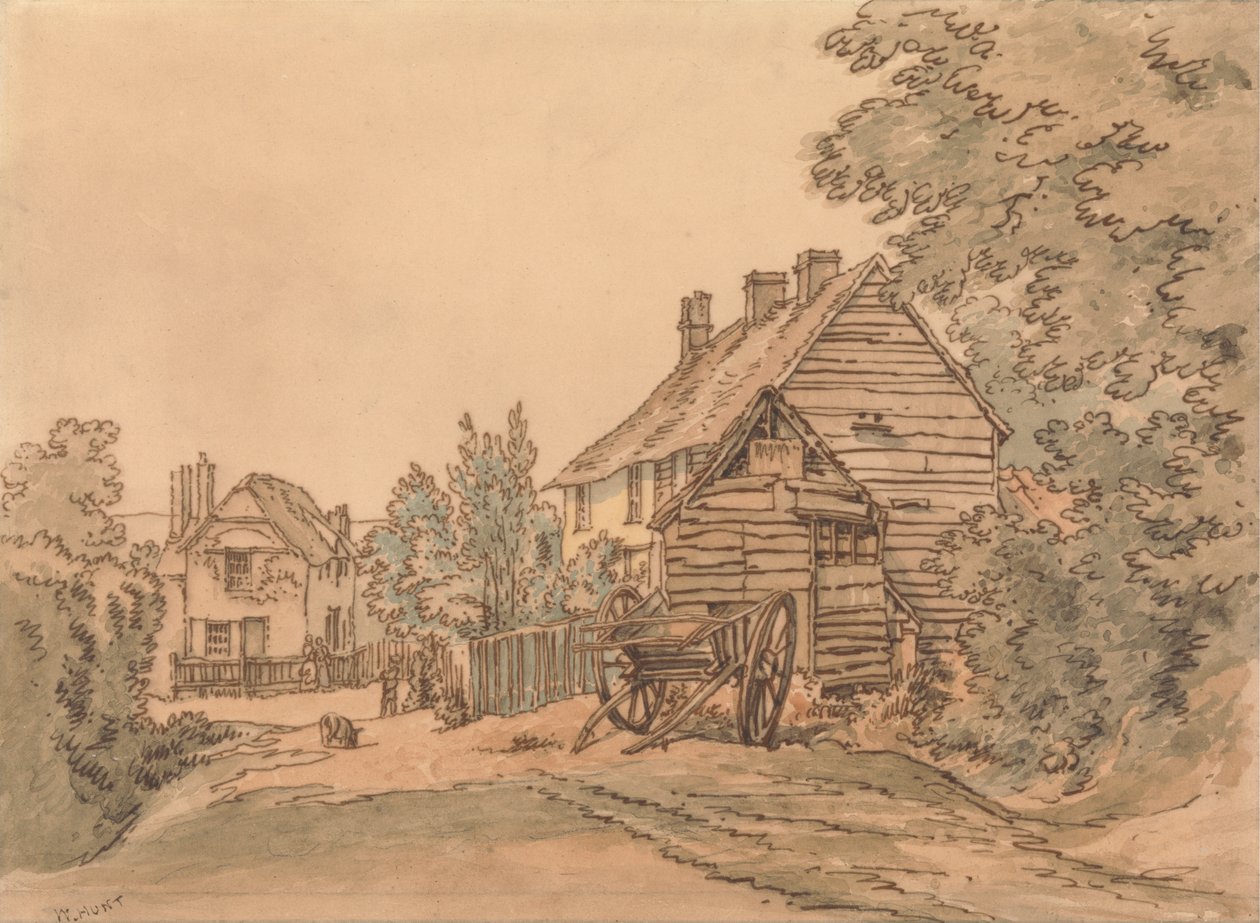 Katu maalaiskylässä tekijältä William Henry Hunt