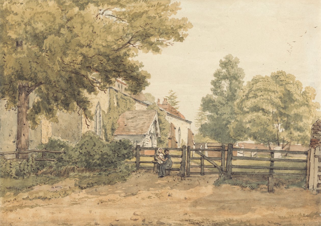 Aldenhamin kirkko tekijältä William Henry Hunt