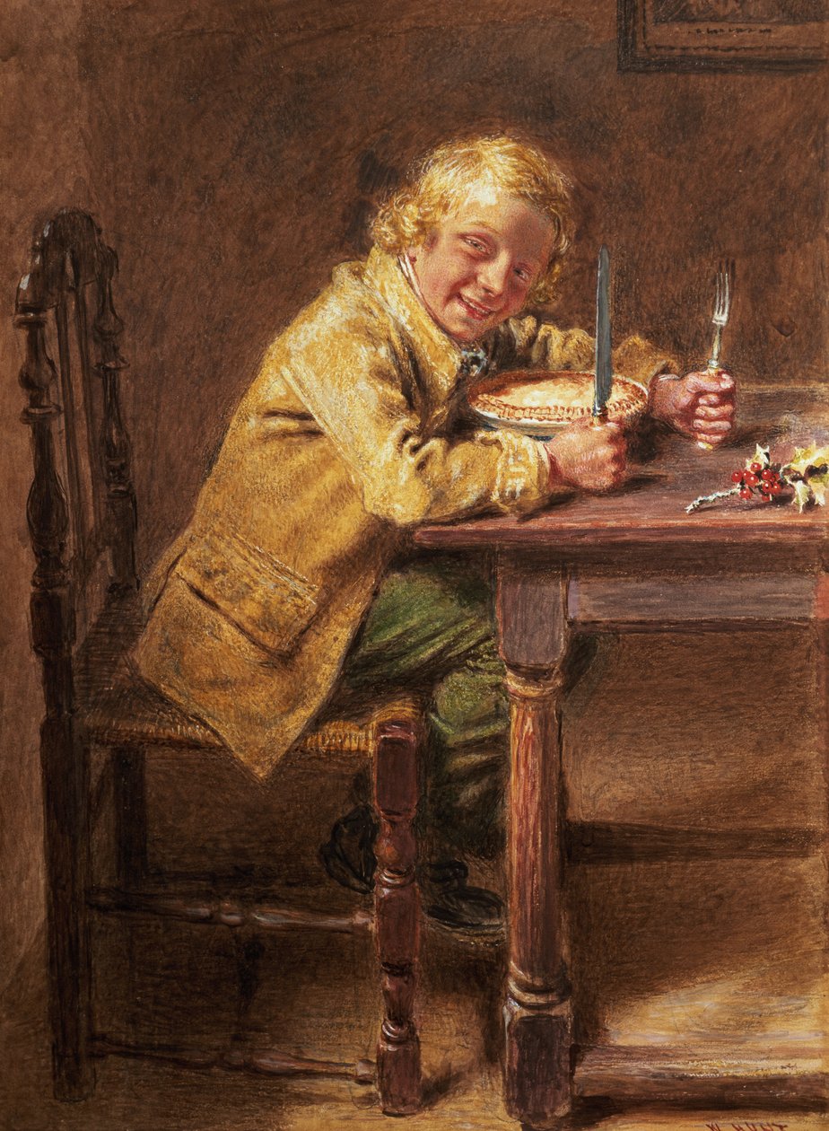 Joulupiirakka tekijältä William Henry Hunt