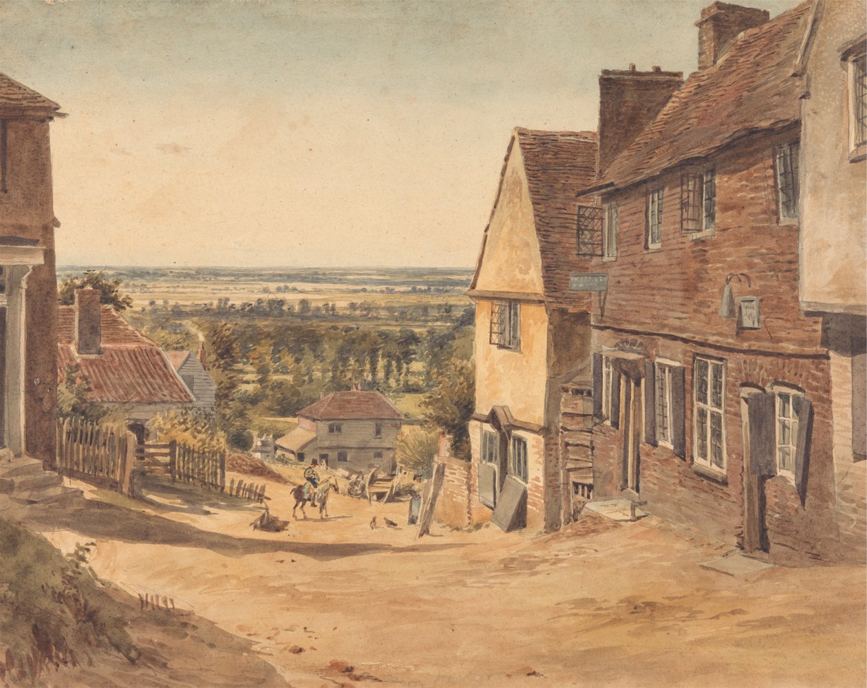 Dagnall Lane, St. Albans tekijältä William Henry Hunt