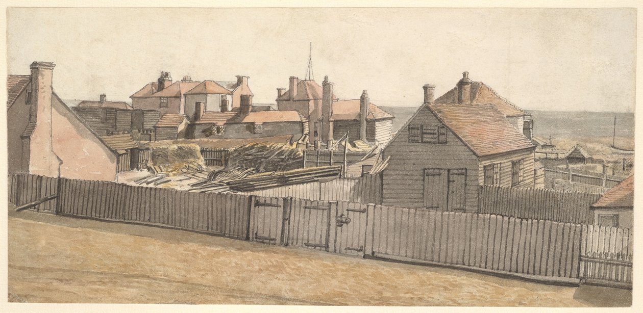 Kalastajien mökit Hastingsissa tekijältä William Henry Hunt