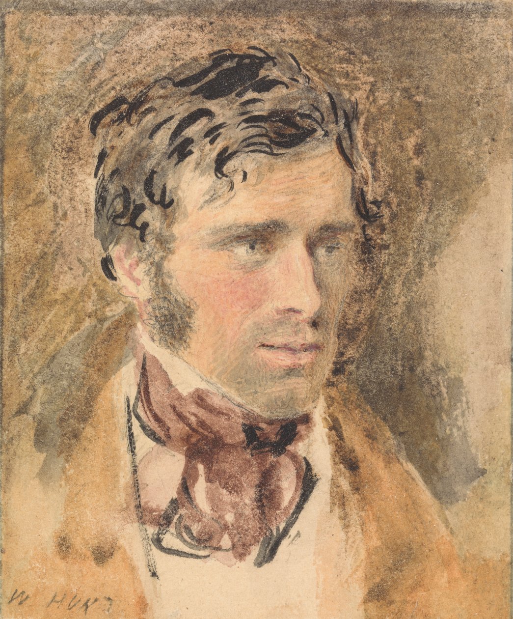 Miehen muotokuva tekijältä William Henry Hunt