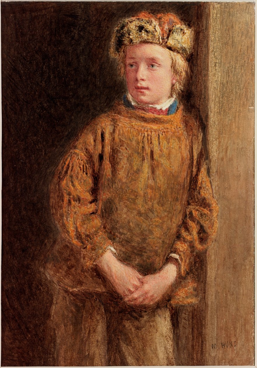 Fisherboy (bc ja wc kudospaperilla) tekijältä William Henry Hunt