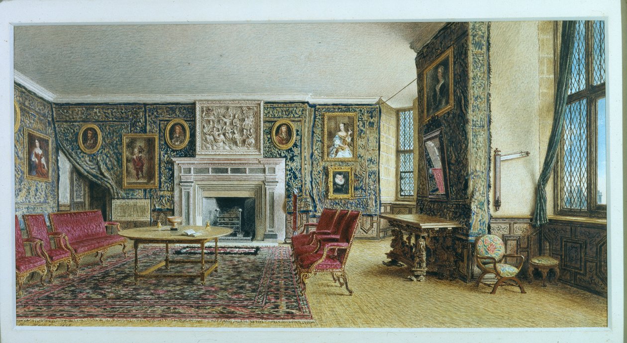 Kirjasto, Hardwick tekijältä William Henry Hunt