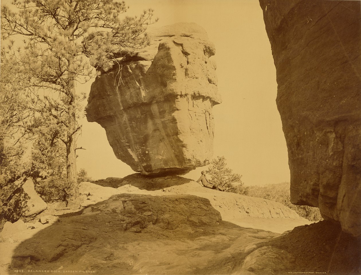 Balanced Rock, Jumalten puutarha tekijältä William Henry Jackson