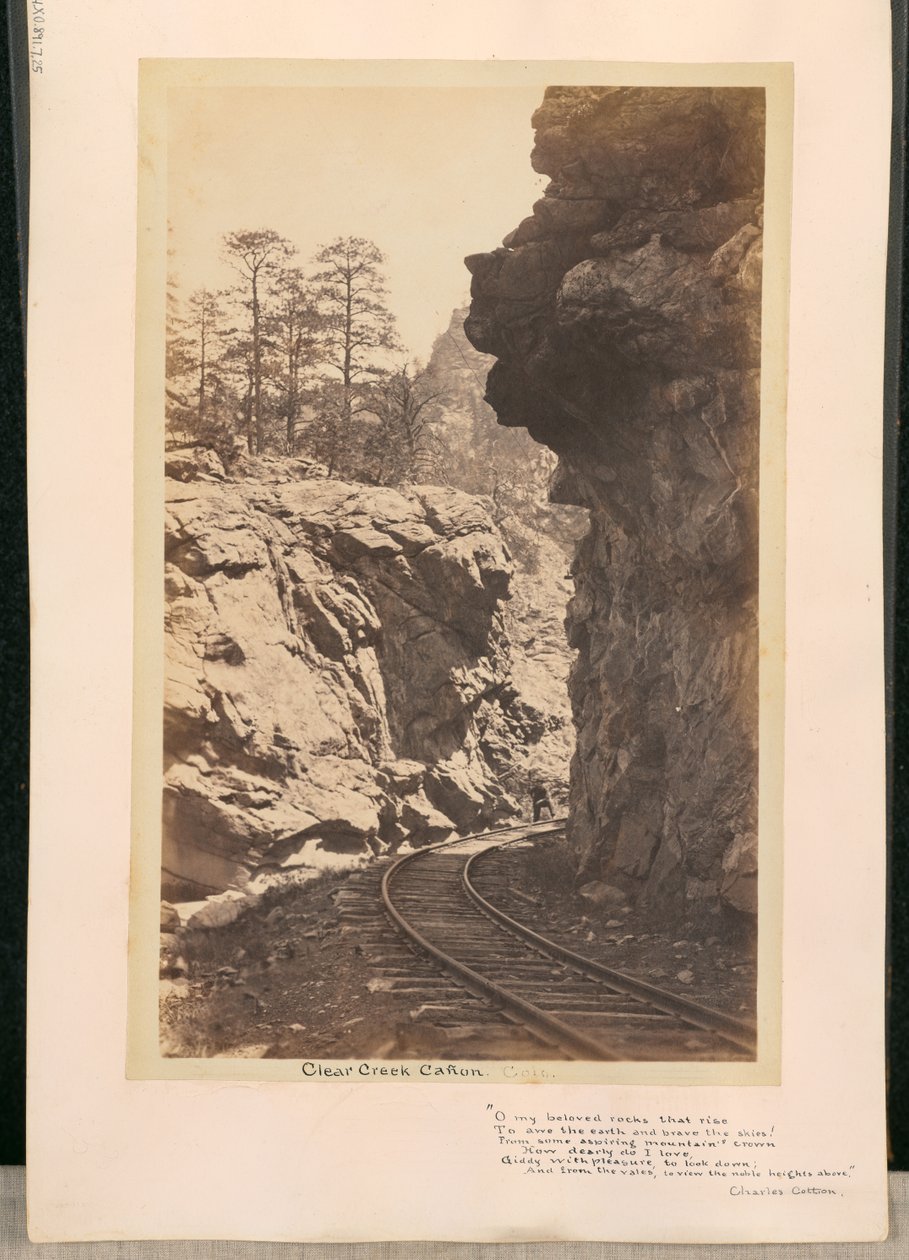 Clear Creek Cañon. Colorado tekijältä William Henry Jackson