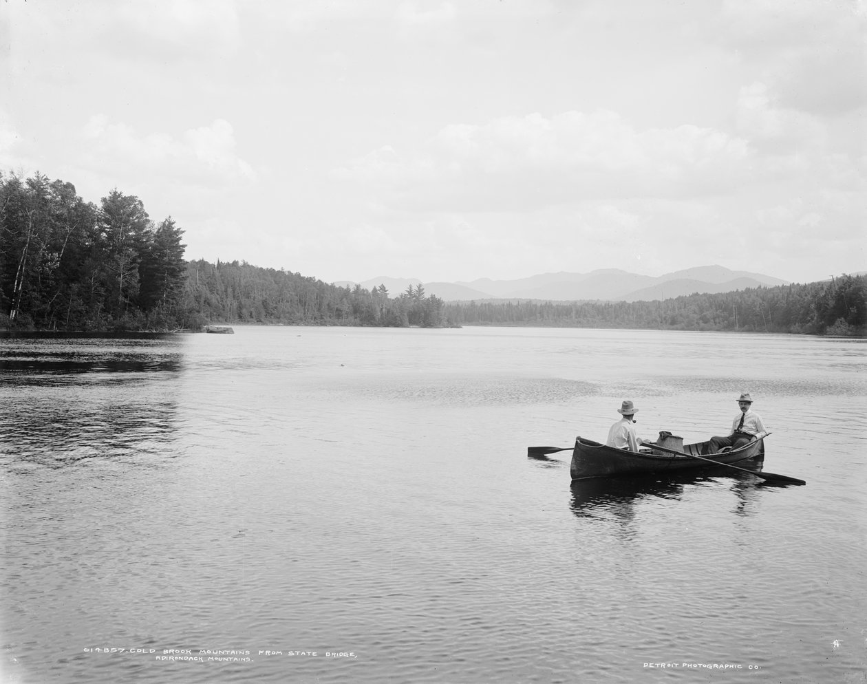 Cold Brook Mountains State Bridgestä, Adirondack Mountains tekijältä William Henry Jackson