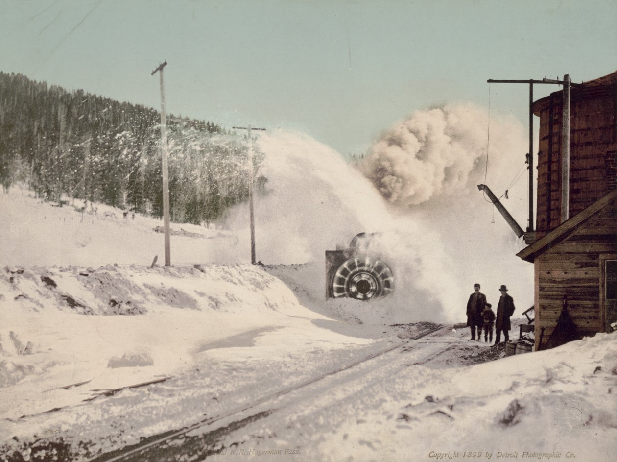 Coloradon lumiaura Colorado Midland Railroadilla Hagerman Passissa tekijältä William Henry Jackson