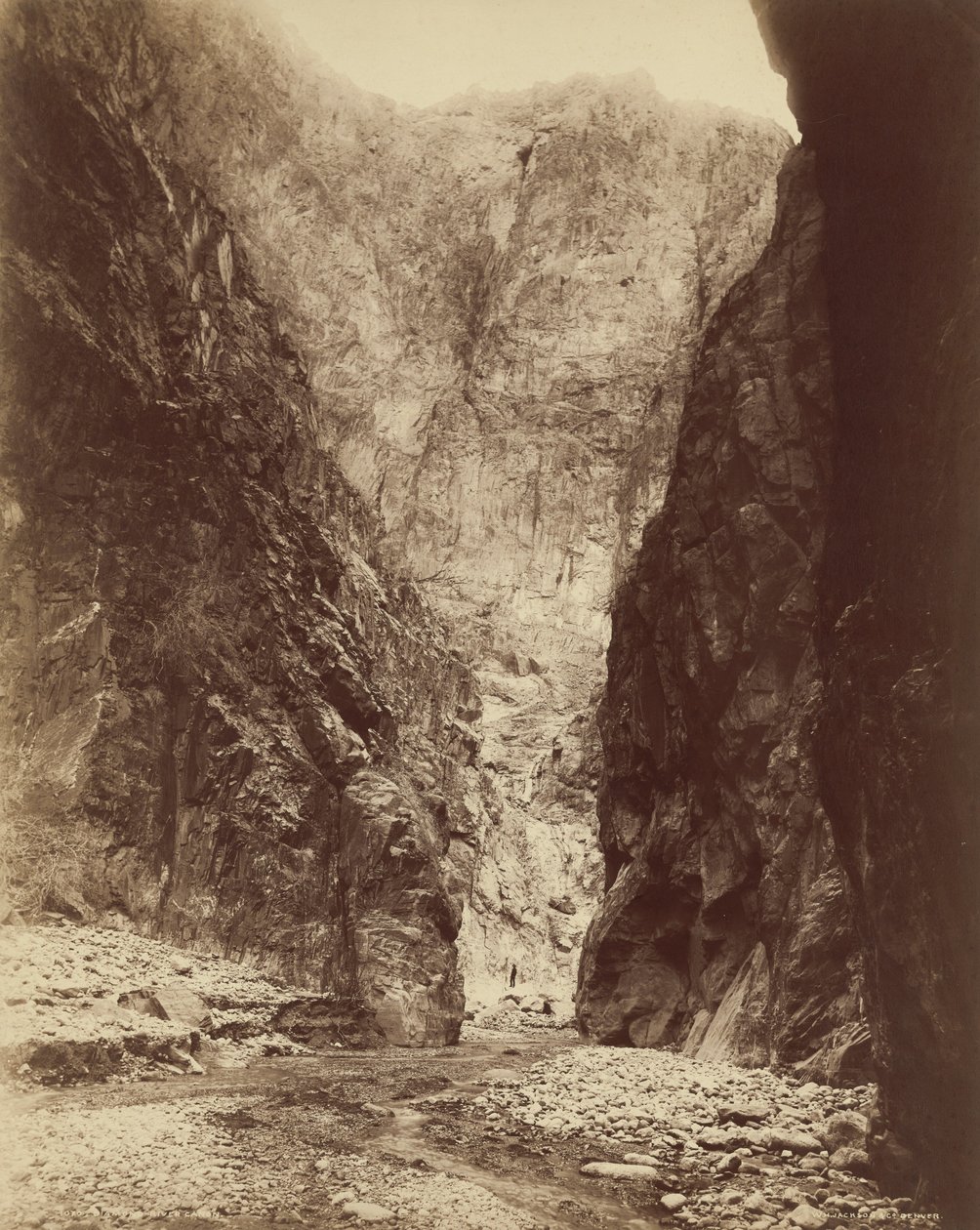 Diamond River Canyon,1885 (kuva) tekijältä William Henry Jackson