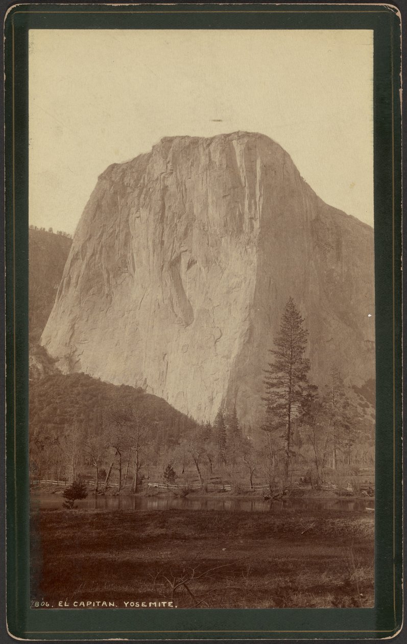 El Capitan, Yosemite tekijältä William Henry Jackson