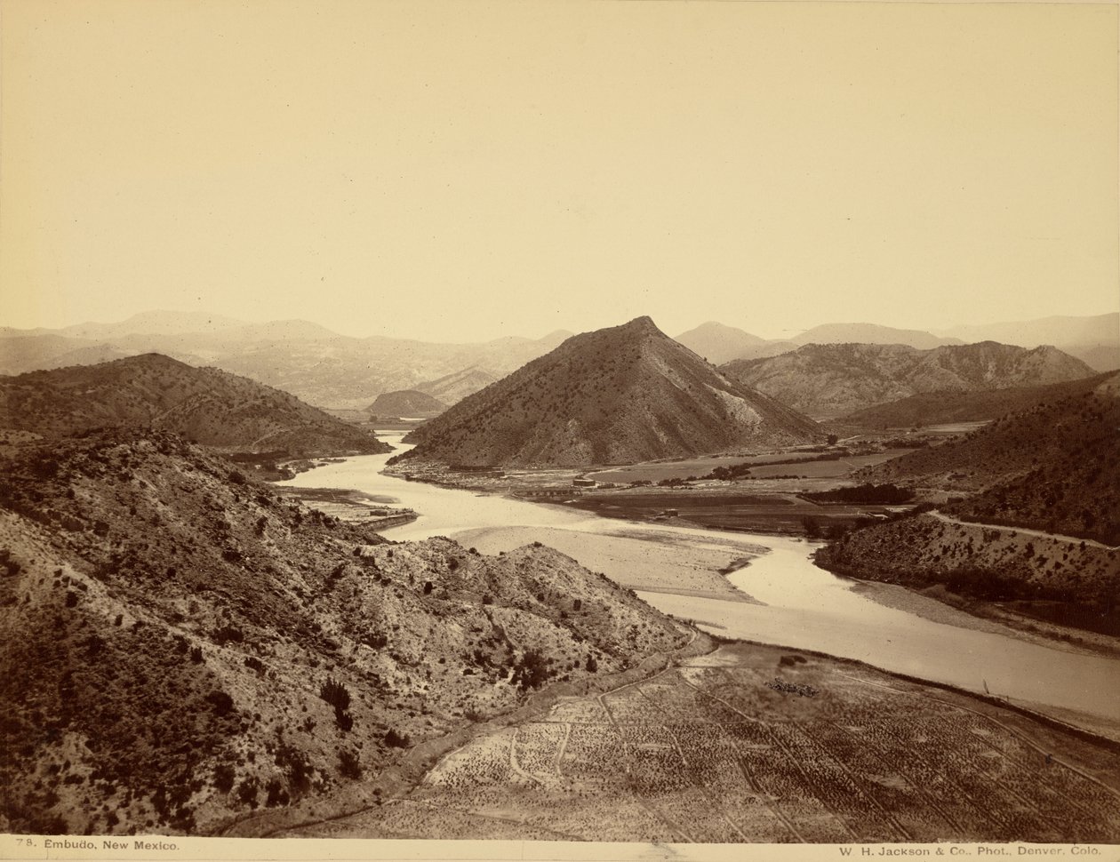Embudo, New Mexico tekijältä William Henry Jackson